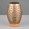 Stołowa lampka Bidar R51571065 RL Light wzorzysta brązowa złota