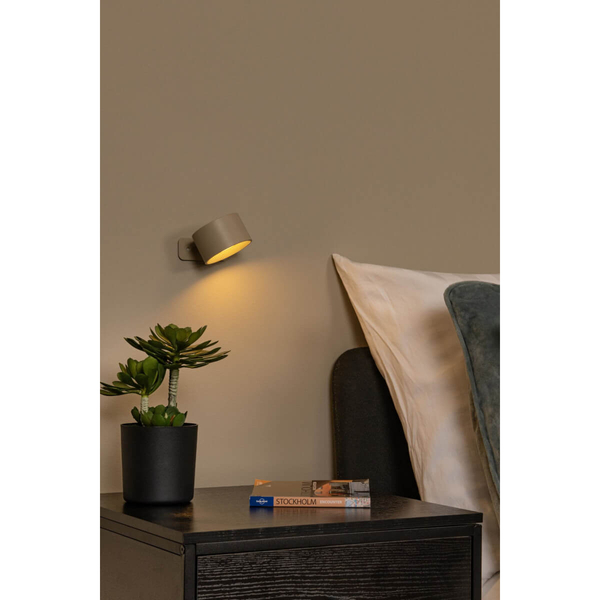 Nocna lampka do salonu JOLAN 46619/03/41 metalowa brązowa
