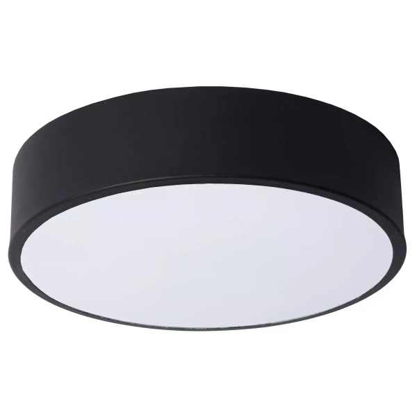 Plafoniera UNAR 79185/20/30 Lucide LED 12W 2700K okrąg czarna
