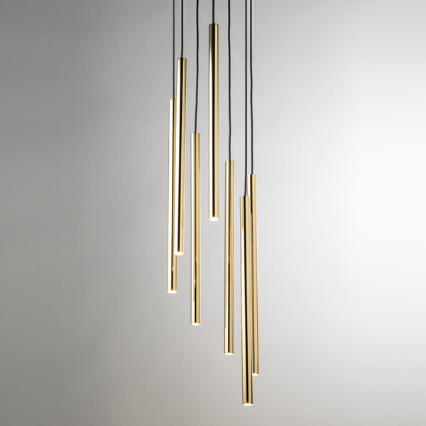 Zwieszana lampa kuchenna Sopel 40740 Sigma metalowa czarna złota