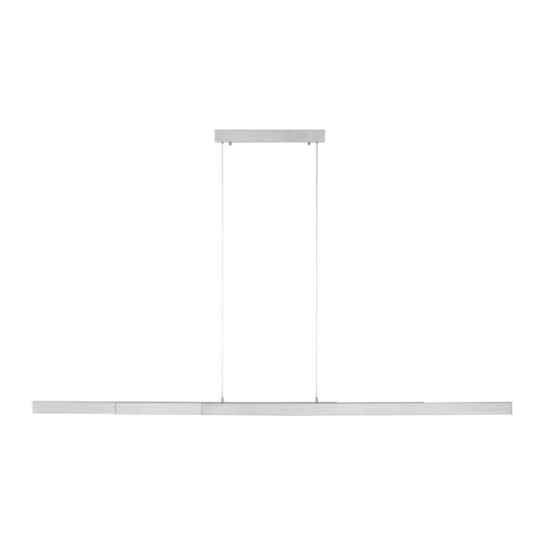 Wisząca lampa liniowa Luzi do salonu LED 13W aluminium