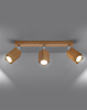 Lampa sufitowa SL.1037 ruchome reflektorki drewniane