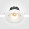 Wpustowa lampa Yin DL031-L12W3K-D-W Maytoni LED 12W 3000K do jadalni biała