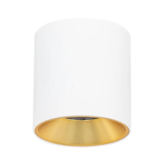 Sufitowa lampa tuba Altisma CLN-6677-75-WH-GD-3K Italux LED 10W 3000K biały złoty