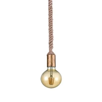 LAMPA wisząca ROPE 310100204 Trio metalowa OPRAWA marynistyczne liny patyna beżowe