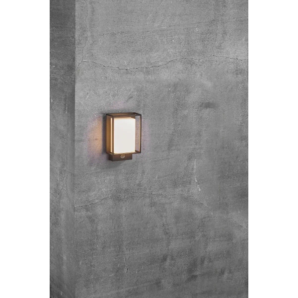 Ogrodowy kinkiet ścienny NESTOR 49051503 na taras IP44 czarny