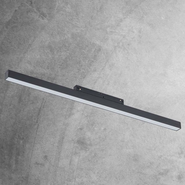Podłużna lampa Komatsu 6546 Shilo LED 24W 4000K do szyny magnetycznej czarna