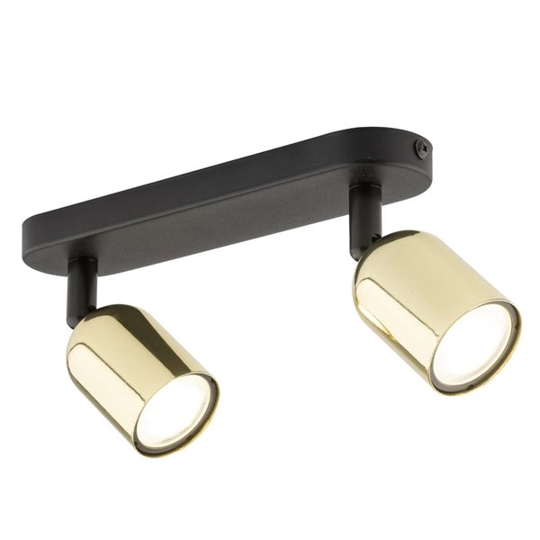 Podwójny reflektorek sufitowy Top 6031 TK Lighting podłużny tuby złoty