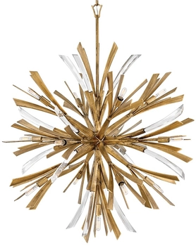 Dekoracyjna wisząca lampa QN-VIDA-13P-L gałęzie złote