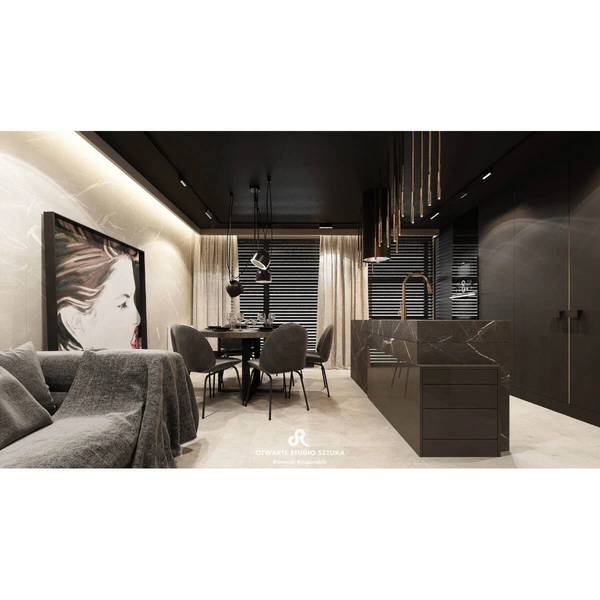 LAMPA wisząca DOBO 9037 Shilo modernistyczna OPRAWA metalowy zwis czarny