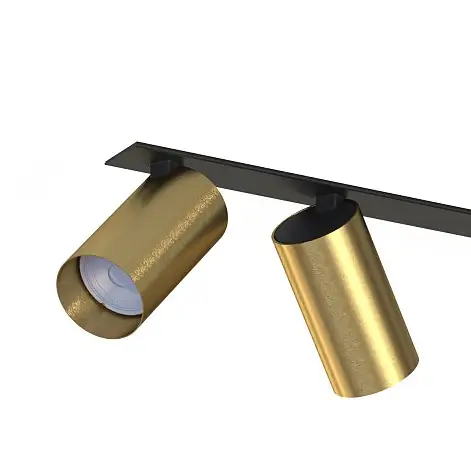 Regulowana pudsufitowa lampa MONO 7746 belka mosiądz