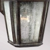 Ogrodowa LAMPA ścienna Londontowne FE-LONDONTOWNE Elstead FEISS metalowa OPRAWA elewacyjna latarenka outdoor IP44 czarna posrebrzana