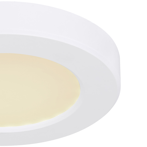 LAMPA sufitowa LASSE 12379-6W Globo okrągła OPRAWA plafon LED 6W 3000K - 6500K metalowy biały