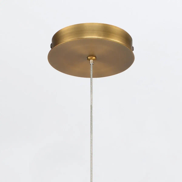 Zwieszana lampa Cumberland QN-CUMBERLAND-1P-BG LED 10W 3000K złoty