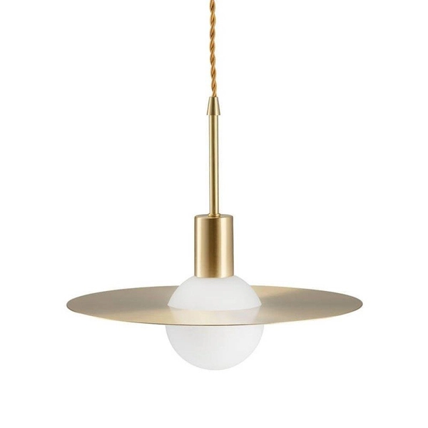 Designerska lampa wisząca Jupiter ST-1737M Step szczotkowany złoty