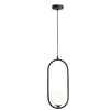 Lampa wisząca RIVA 1086G1 Aldex metalowy zwis do salonu biała kula
