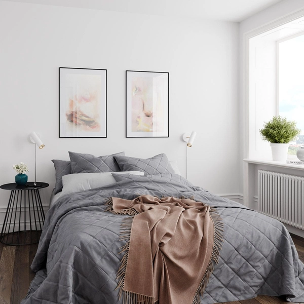 Ruchoma lampa ścienna Plus 4300450-5002 metalowa tuba do czytania biały