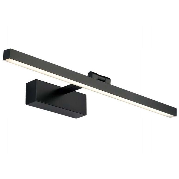 LAMPA ścienna SLP6584 MDECO metalowa OPRAWA kinkiet LED 14W 4000K listwa galeryjka czarna