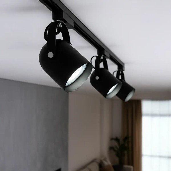 Trójfazowa szynoprzewodowa lampa Quber Track ML2274 czarny