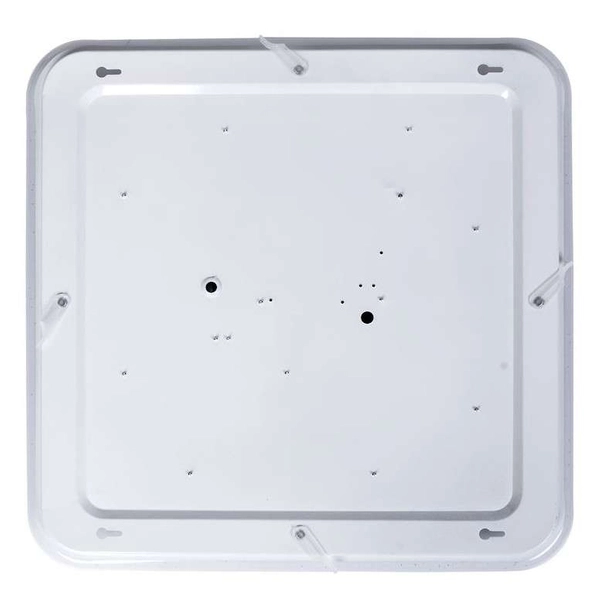 Plafon LAMPA sufitowa YAX ML4402 Milagro kwadratowa OPRAWA glamour LED 24W 3000K – 6000K z efektem gwiazd biała chrom