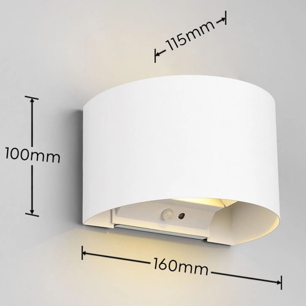 Ścienna lampa ogrodowa Talent R27769131 LED 2W 3000K IP44 biały