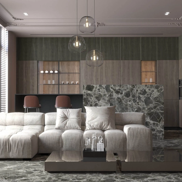 Wisząca lampa kaskadowa Bell 40729 Sigma druciak czarna złota