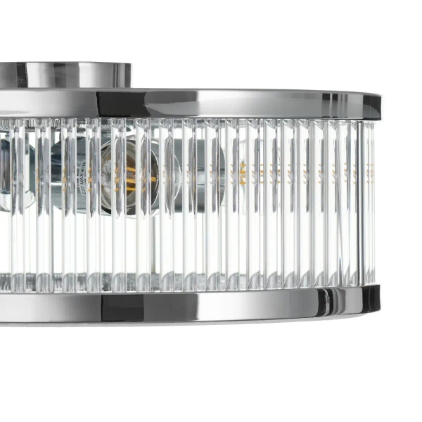 Kryształowy plafon MAGNUS NOW-D10208 chrom 4xE27 szklany