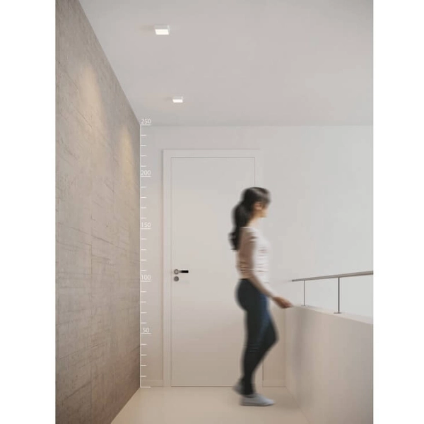 Sufitowa lampa minimalistyczna Slim LED 24W czarny wpust