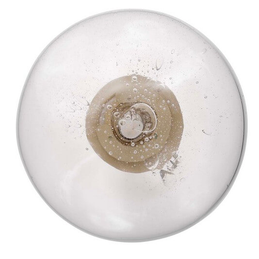 Lampa naścienna do salonu NAYARIT LE44932 bubble bańka złota