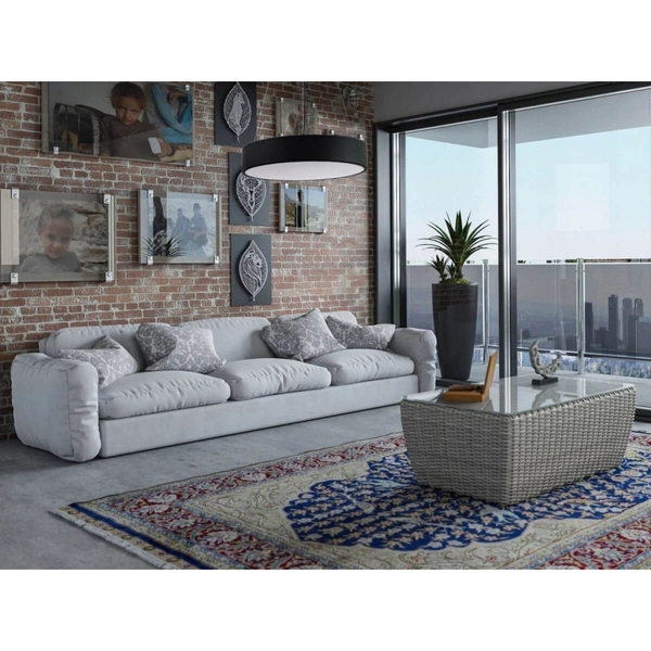 Wisząca lampa okrągła Cleo 137623690241 Team jadalniana nad stół czarna