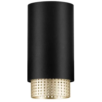 Tuba lampa sufitowa TORVILA LE45616 do sypialni czarny złoty