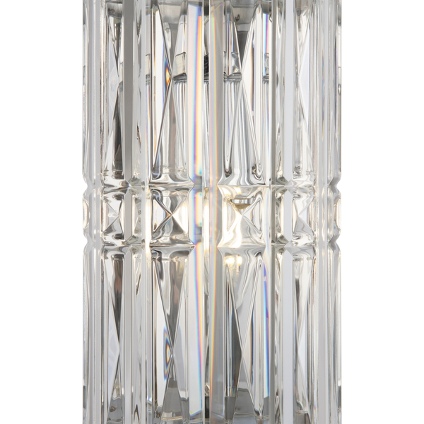 Kryształowa lampa ścienna Facet MOD094WL-03CH Maytoni tuba chrom