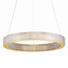Lampa wisząca nad stół ring YOTAU LE44729 LED 70W 3000K złota