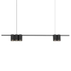 Metalowa lampa wisząca GENESIS ML0367 tuba metalowa czarna