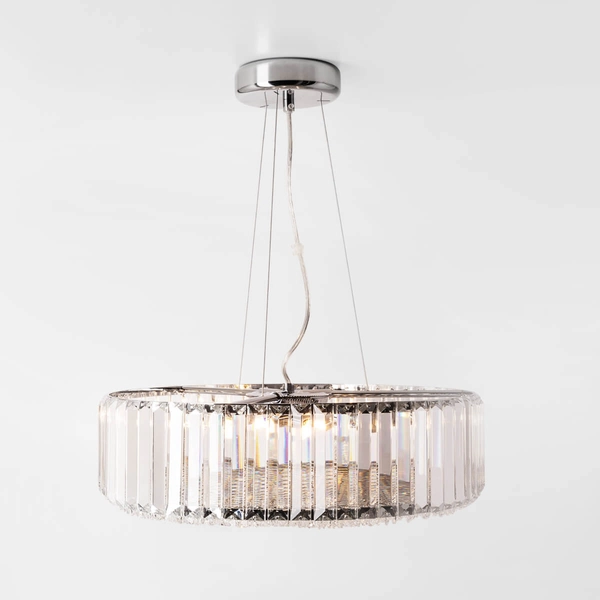 Lampa wisząca PRINCE P0360-05B-F4AC kryształowa glamour przezroczysty