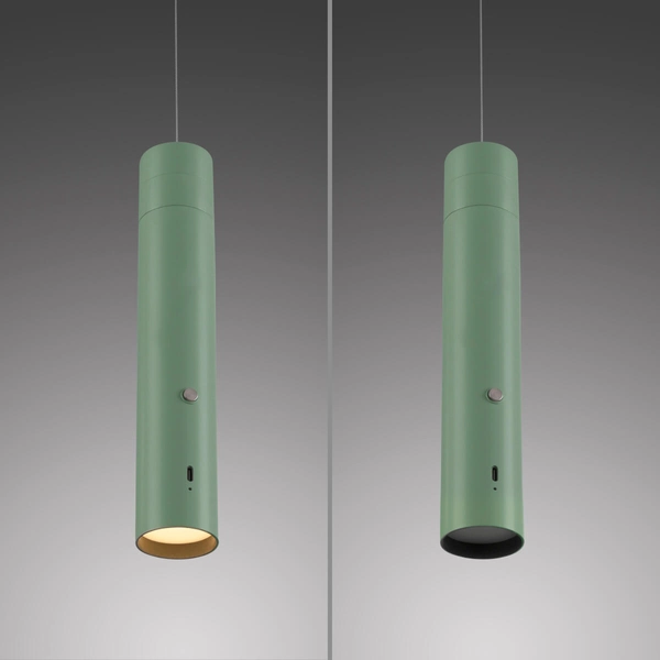 Wisząca lampa ATTACH 18281-43 Just Light LED 3W 3000K sopel zielony