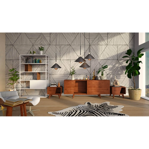 Lampa wisząca metalowa Merto 5065 Shilo trójkątne abażur czarny