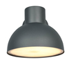 Kopułowa lampa ścienna ELBE 262360142 metalowa IP44 antracyt