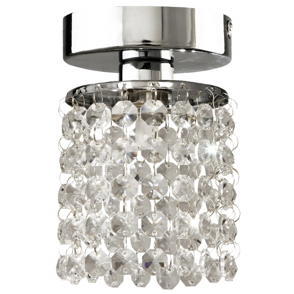 Lampa sufitowa ROYAL 91-27965 kryształ glamour crystal chrom przezroczyste