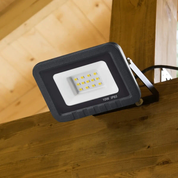 Regulowany naświetlacz zewnętrzny 312440 LED 10W 4000K IP65 czarny