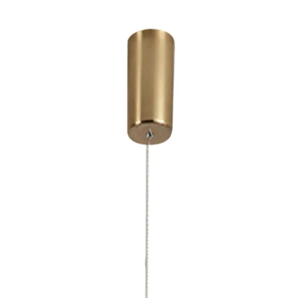 Lampa wisząca nowoczesna O-LINE ST-1688S złoty połysk metalowa LED 12W 3000K do jadalni