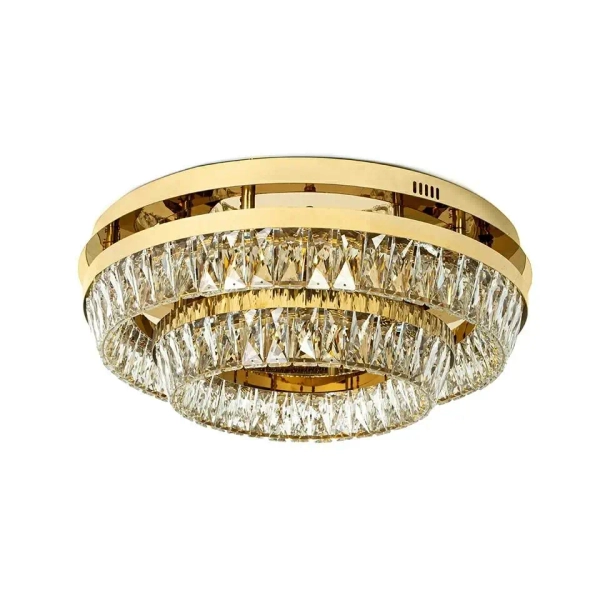 Sufitowa lampa glamour SAVOY MSE1501100530 LED 53W 3000K złota