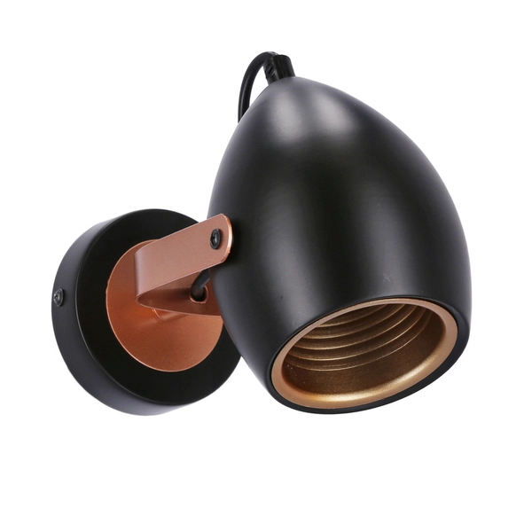 Kinkiet ścienny Anica 91-81391 Candellux z regulacją czarny miedziany