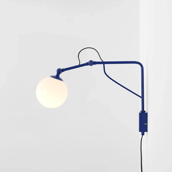Kinkiet ścienny regulowany SOHO 1105C25_M metalowy kobaltowy