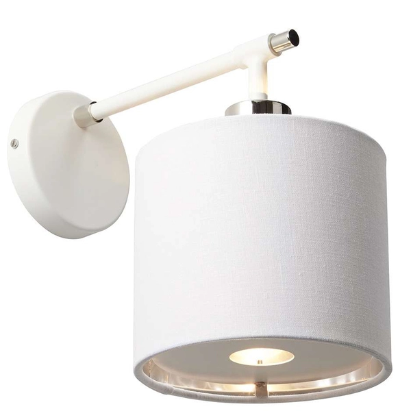 Kinkiet LAMPA ścienna BALANCE BALANCE1-BRPB Elstead metalowa OPRAWA nad łóżko brązowa polerowany mosiądz