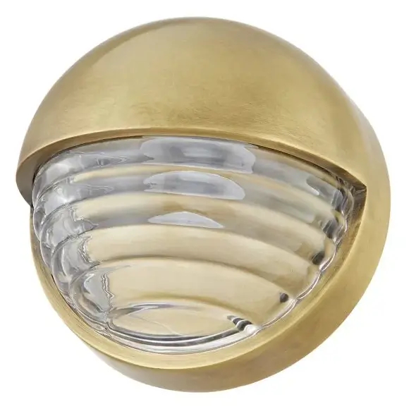 Modernistyczna lampa ścienna Palais QN-PALAIS-WS-VBS LED 9W 3000K mosiądz