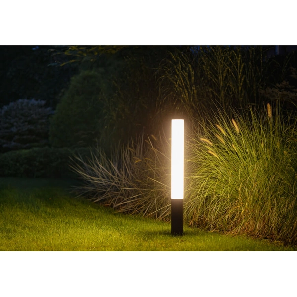 Stojąca lampa balkonowa Mia 11374 Nowodvorski LED 30W 3000K IP54 sopel czarna biała