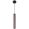 Podłużna lampa wisząca Lungomare 326133 nad wyspę tuba szara czarna