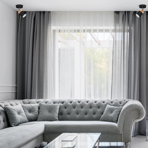 Sufitowa LAMPA loftowa JOKER MLP6303 Milagro metalowa OPRAWA regulowana tuba downlight czarny