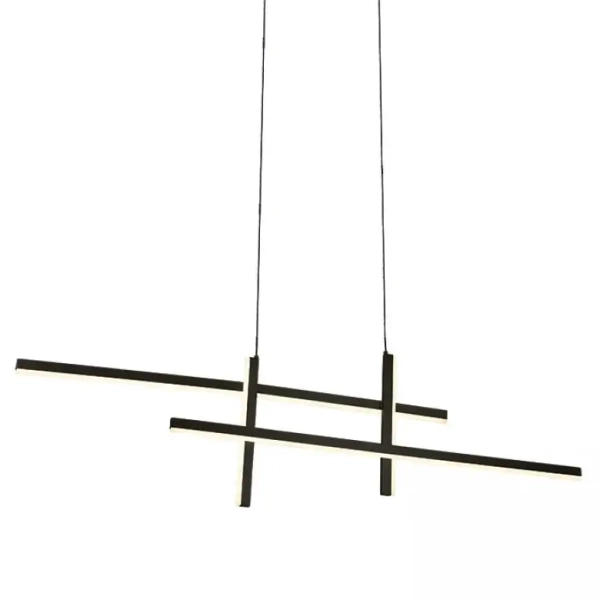 Jadalniana wisząca lampa 22023 LED 47W 3000K belki czarne